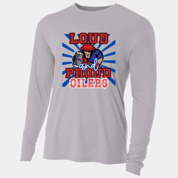 Loud and Proud Oilers – Blue Rays 07A-406 - Adult Cooling Performance Long Sleeve Tee Thumbnail