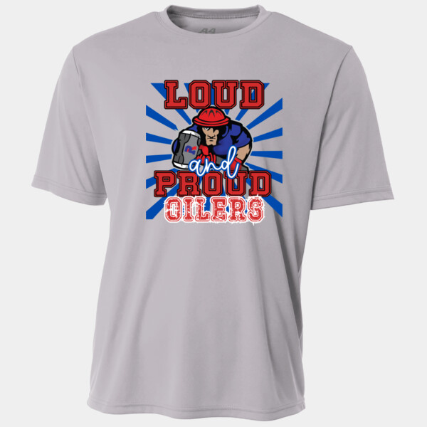 Loud and Proud Oilers – Blue Rays 07A-406 - Adult Cooling Performance Short Sleeve Tee Thumbnail