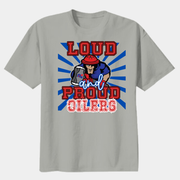 Loud and Proud Oilers – Blue Rays 07A-406 - Youth Heavy Cotton 100% Cotton T Shirt Thumbnail