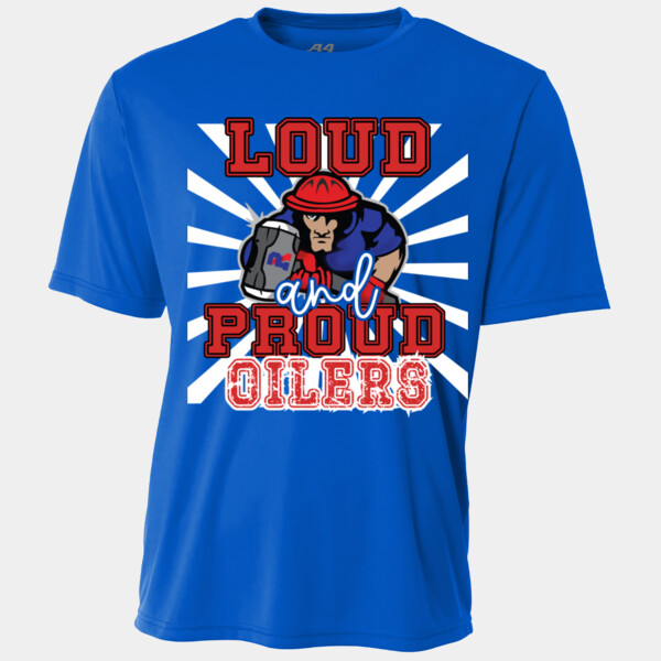 Loud and Proud Oilers – White Rays 07A-407 - Youth Cooling Performance Short Sleeve Tee Thumbnail