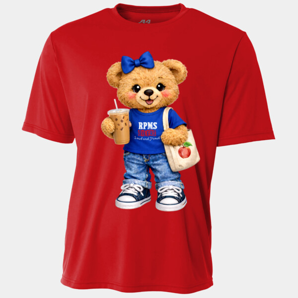 RPMS Oilers Plush Bear – Blue 07A-408 - Youth Cooling Performance Short Sleeve Tee Thumbnail