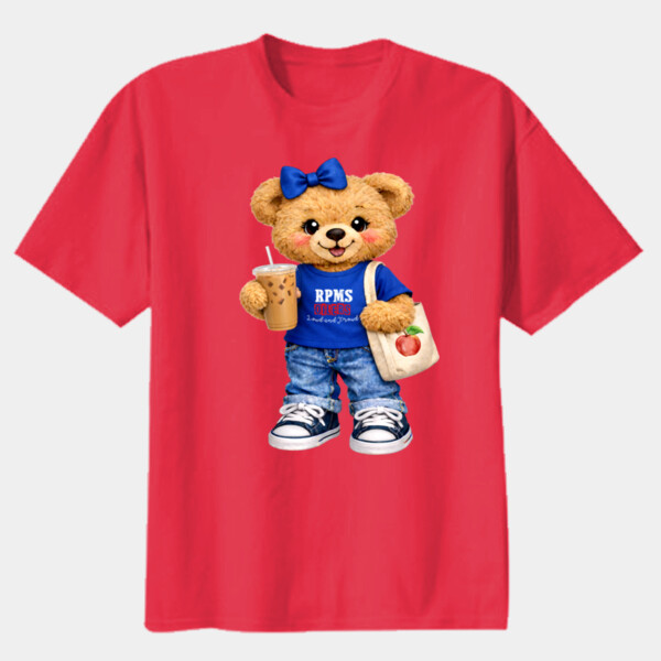RPMS Oilers Plush Bear – Blue 07A-408 - Youth Heavy Cotton 100% Cotton T Shirt Thumbnail