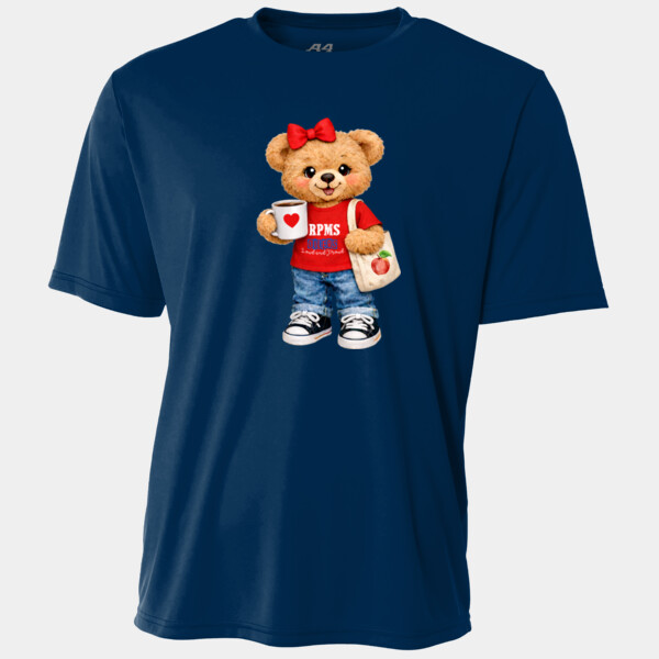 RPMS Oilers Plush Bear – Red 07A-409 - Adult Cooling Performance Short Sleeve Tee Thumbnail