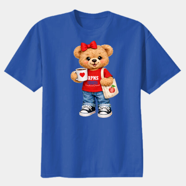 RPMS Oilers Plush Bear – Red 07A-409 - Youth Heavy Cotton 100% Cotton T Shirt Thumbnail