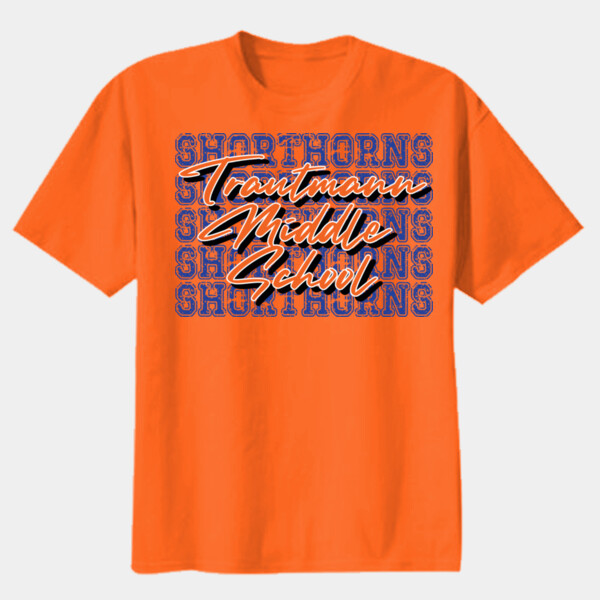 Shorthorns TMS 07A-303 - Youth Heavy Cotton 100% Cotton T Shirt Thumbnail