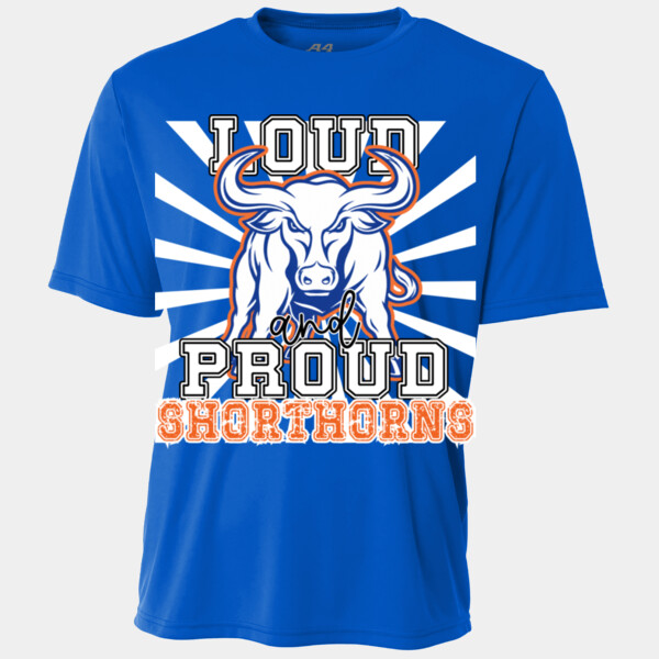 Loud and Proud Shorthorns 07A-306 - Youth Cooling Performance Short Sleeve Tee Thumbnail