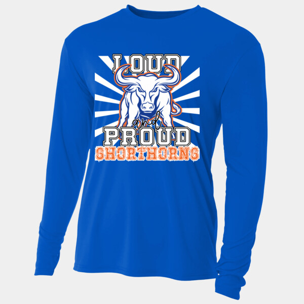 Loud and Proud Shorthorns 07A-306 - Adult Cooling Performance Long Sleeve Tee Thumbnail
