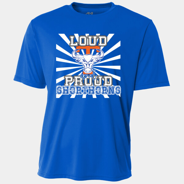 Loud and Proud Shorthorns 07A-308 - Youth Cooling Performance Short Sleeve Tee Thumbnail