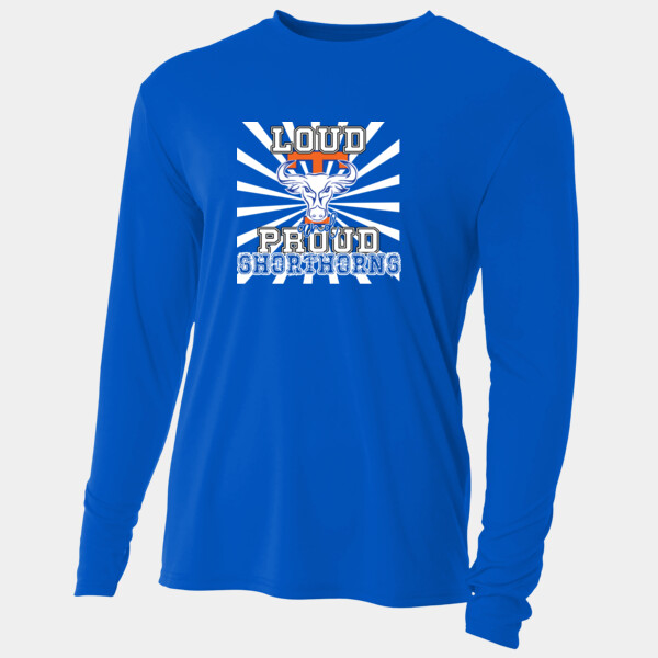 Loud and Proud Shorthorns 07A-308 - Adult Cooling Performance Long Sleeve Tee Thumbnail