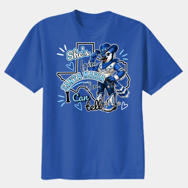 She's From Santa Maria I Can Tell 03-702 - Youth Heavy Cotton 100% Cotton T Shirt Thumbnail
