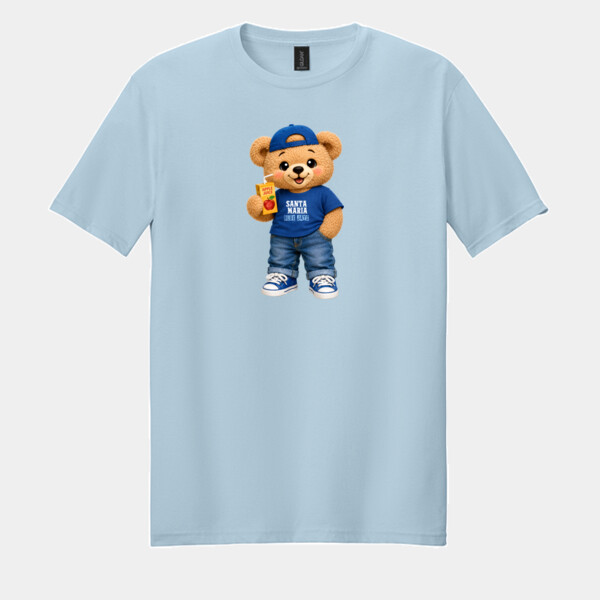 Blue Jay Bear Mascot 03-703 - Adult Softstyle ® T Shirt Thumbnail
