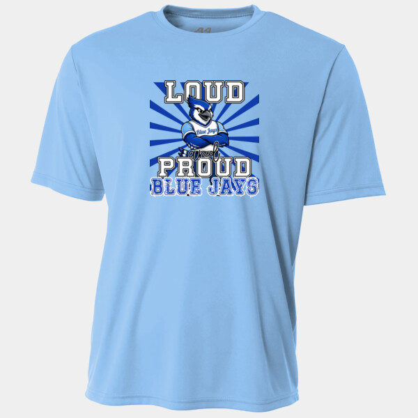 Loud and Proud Blue Jays 03-704 - Adult Cooling Performance Short Sleeve Tee Thumbnail
