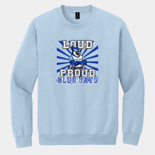 Loud and Proud Blue Jays 03-704 - Heavy Blend Crewneck Sweatshirt Thumbnail