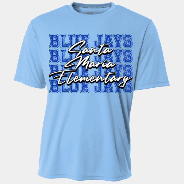 Santa Maria Elementary – Repeating Blue Jays 03-706 - Youth Cooling Performance Short Sleeve Tee Thumbnail