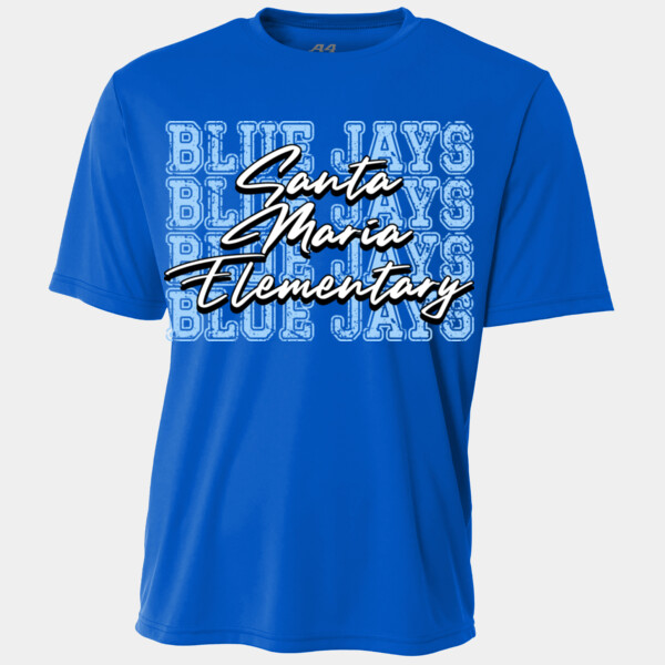 Santa Maria Elementary – Repeating Blue Jays 03-707 - Youth Cooling Performance Short Sleeve Tee Thumbnail