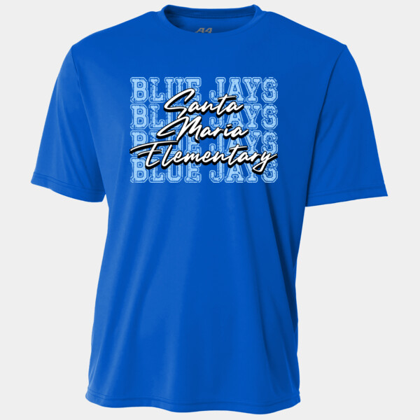 Santa Maria Elementary – Repeating Blue Jays 03-707 - Adult Cooling Performance Short Sleeve Tee Thumbnail