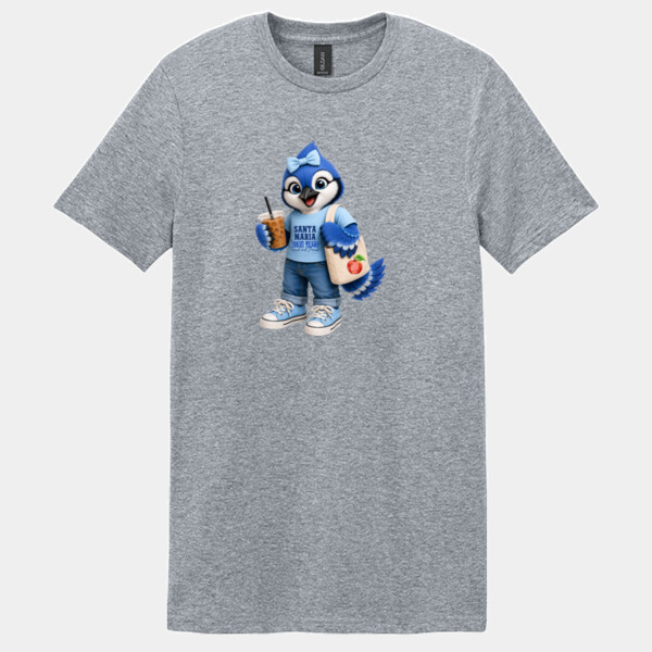 Blue Jay Mascot 03-711 - Adult Softstyle ® T Shirt Thumbnail