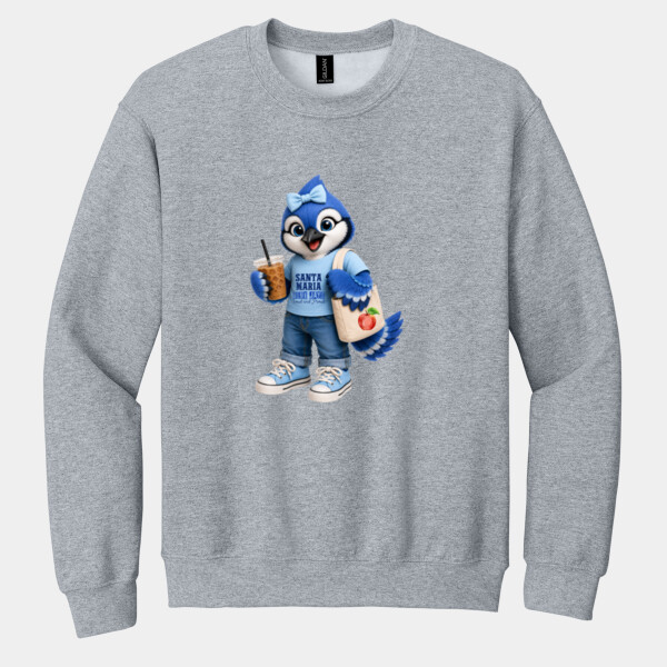 Blue Jay Mascot 03-711 - Heavy Blend Crewneck Sweatshirt Thumbnail