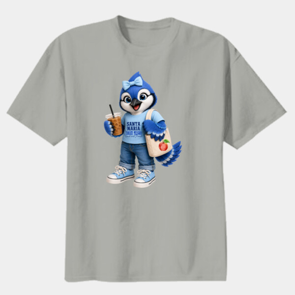 Blue Jay Mascot 03-711 - Youth Heavy Cotton 100% Cotton T Shirt Thumbnail