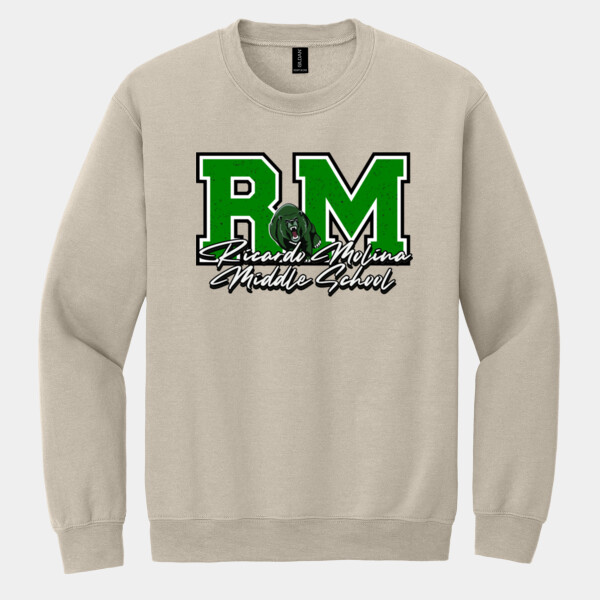 Ricardo Molina Middle School RM Design 07A-500 - Heavy Blend Crewneck Sweatshirt Thumbnail