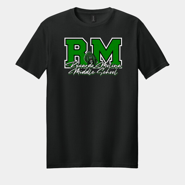 Ricardo Molina Middle School Alternate RM Design 07A-501 - Adult Softstyle ® T Shirt Thumbnail