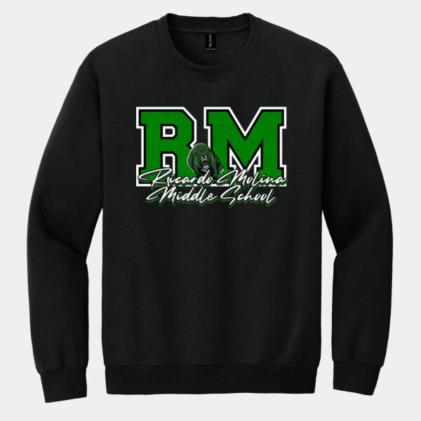 Ricardo Molina Middle School Alternate RM Design 07A-501 - Heavy Blend Crewneck Sweatshirt Thumbnail