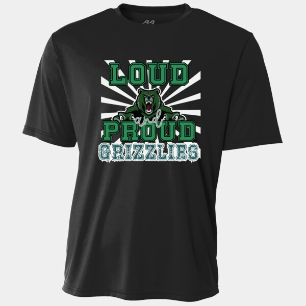 Loud and Proud Grizzlies 07A-502 - Adult Cooling Performance Short Sleeve Tee Thumbnail