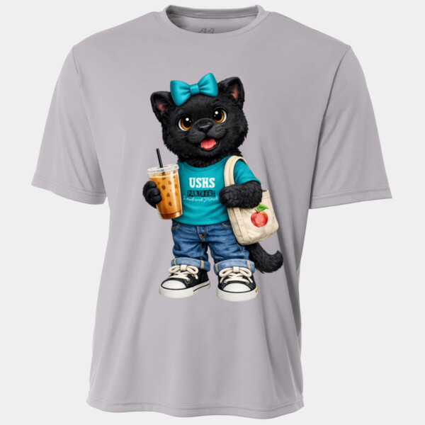 USHS Panthers Plush Black Panther 06A-100 - Youth Cooling Performance Short Sleeve Tee Thumbnail
