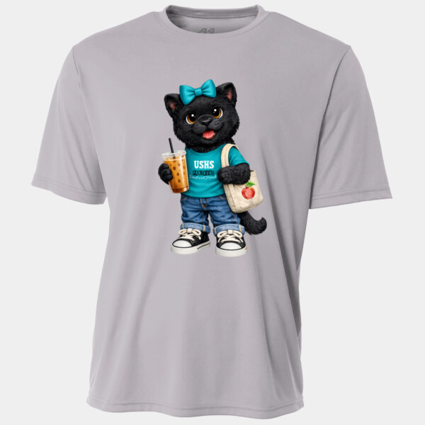 USHS Panthers Plush Black Panther 06A-100 - Adult Cooling Performance Short Sleeve Tee Thumbnail