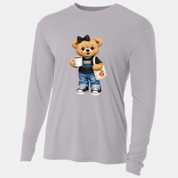 USHS Panthers Plush Teddy Bear 06A-101 - Adult Cooling Performance Long Sleeve Tee Thumbnail
