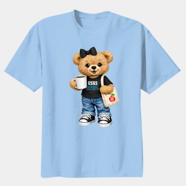 USHS Panthers Plush Teddy Bear 06A-101 - Youth Heavy Cotton 100% Cotton T Shirt Thumbnail