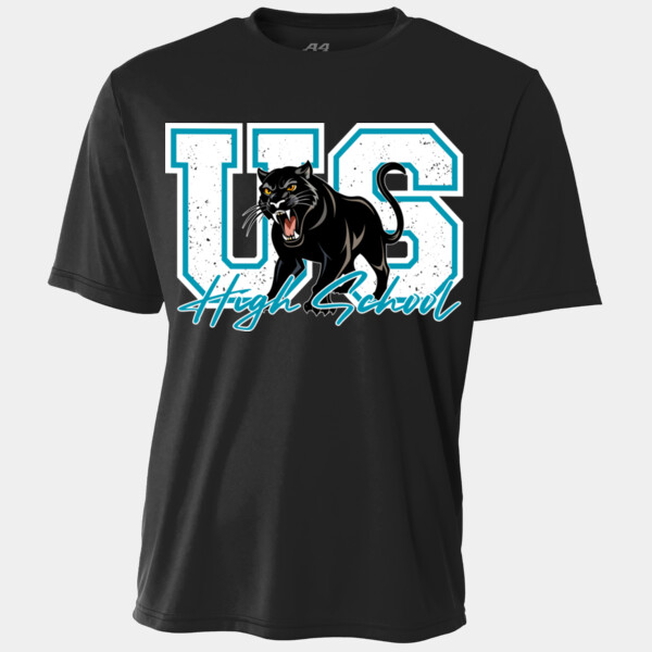 US High School Panther Mascot 06A-103 - Youth Cooling Performance Short Sleeve Tee Thumbnail