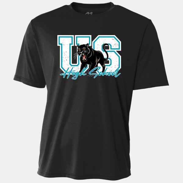 US High School Panther Mascot 06A-103 - Adult Cooling Performance Short Sleeve Tee Thumbnail