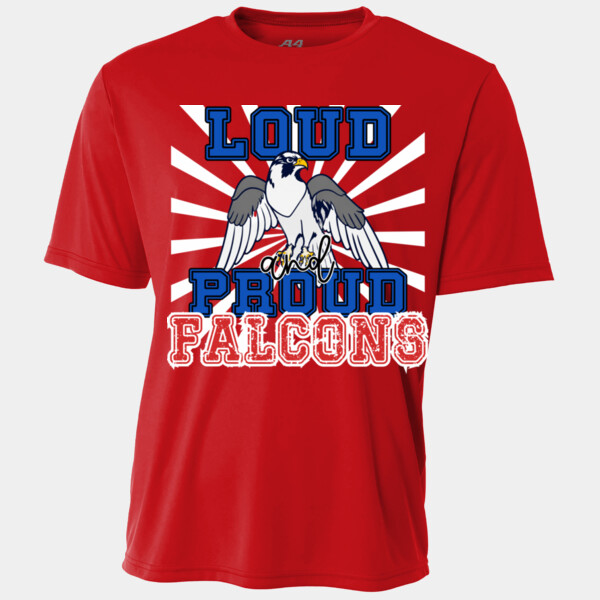 Loud and Proud Falcons – Blue Edition 07A-601 - Youth Cooling Performance Short Sleeve Tee Thumbnail