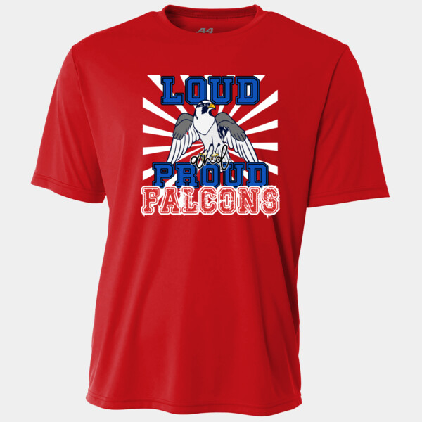 Loud and Proud Falcons – Blue Edition 07A-601 - Adult Cooling Performance Short Sleeve Tee Thumbnail