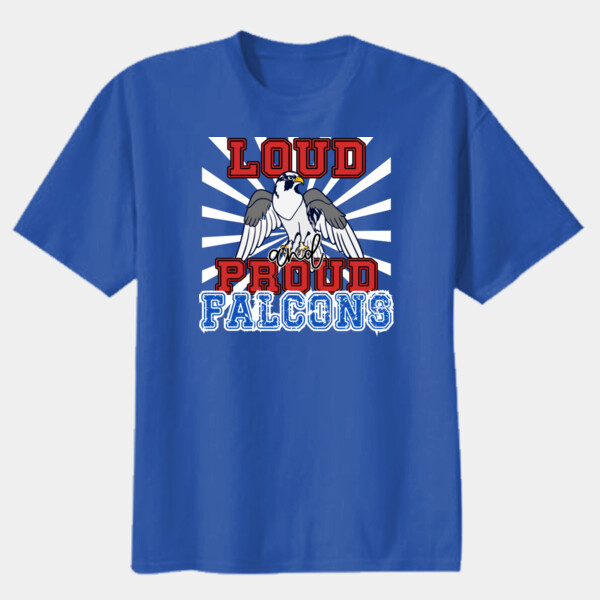 Loud and Proud Falcons – Red Edition 07A-602 - Youth Heavy Cotton 100% Cotton T Shirt Thumbnail