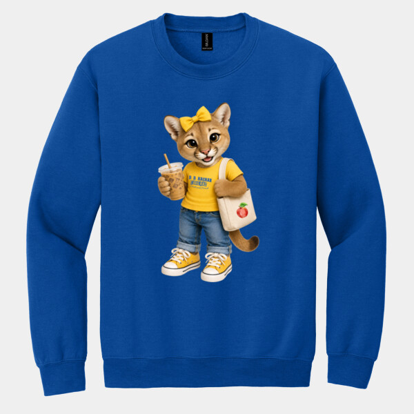 Cougar Mascot 02-406 - Heavy Blend Crewneck Sweatshirt Thumbnail