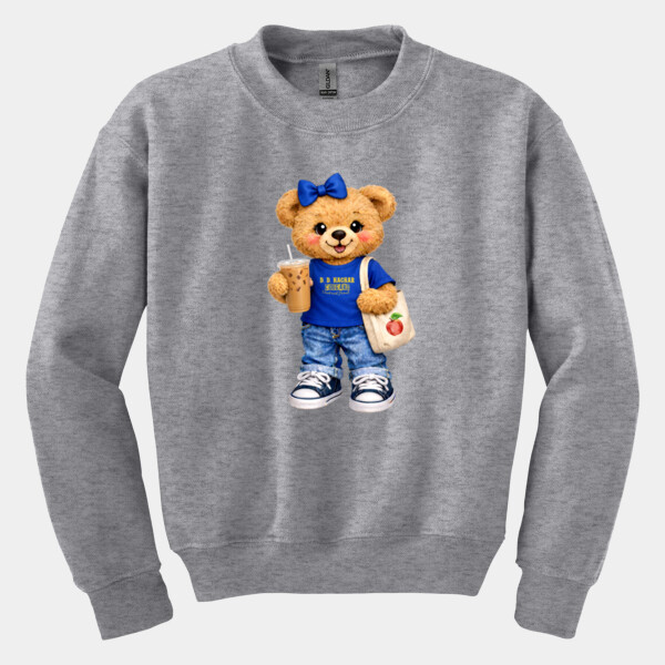 Bear D.D. Hachar 02-407 - Youth Heavy Blend Crewneck Sweatshirt Thumbnail
