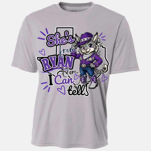 She's From Ryan 03-609 - Youth Cooling Performance Short Sleeve Tee Thumbnail