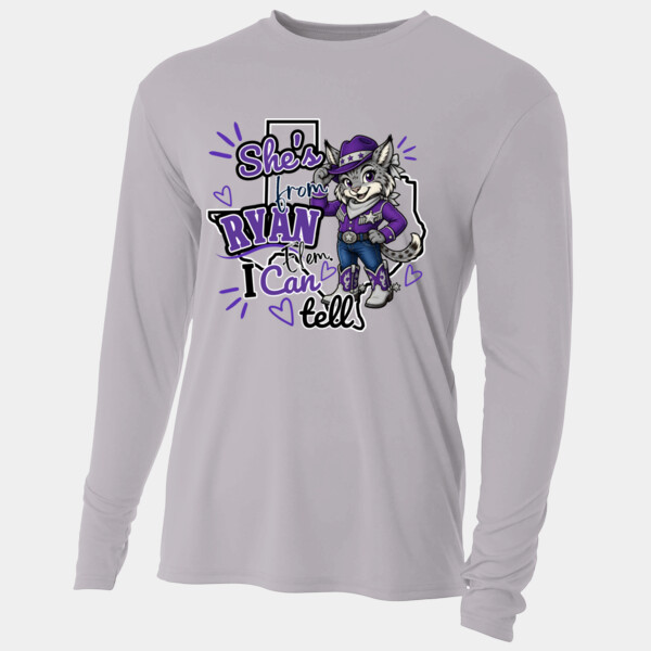 She's From Ryan 03-609 - Adult Cooling Performance Long Sleeve Tee Thumbnail