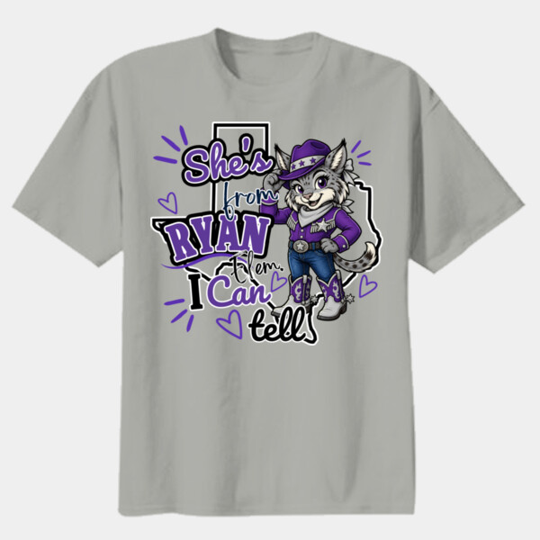 She's From Ryan 03-609 - Youth Heavy Cotton 100% Cotton T Shirt Thumbnail