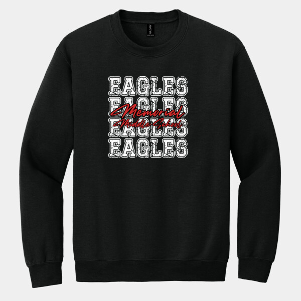  Repeating Eagles Design 04-304 - Heavy Blend Crewneck Sweatshirt Thumbnail