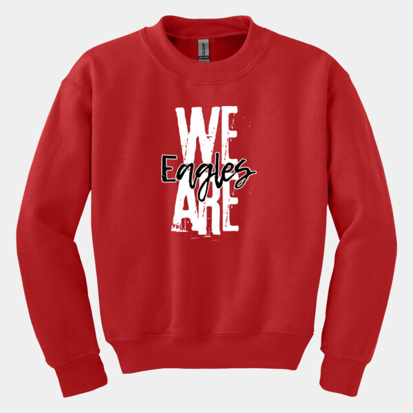 We Are Eagles – Black & White 04-305 - Youth Heavy Blend Crewneck Sweatshirt Thumbnail