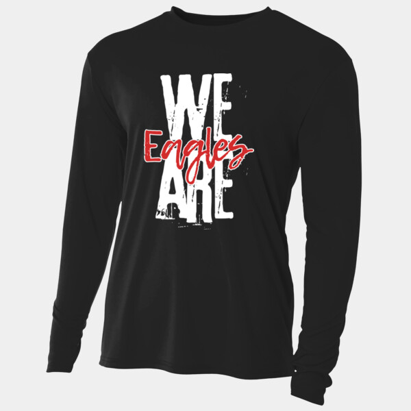 We Are Eagles – Red Accent 04-306 - Adult Cooling Performance Long Sleeve Tee Thumbnail