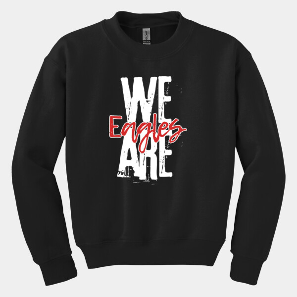 We Are Eagles – Red Accent 04-306 - Youth Heavy Blend Crewneck Sweatshirt Thumbnail