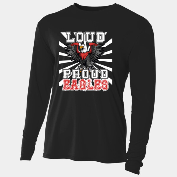 Loud and Proud Eagles 04-302 - Adult Cooling Performance Long Sleeve Tee Thumbnail