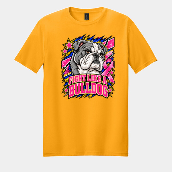 Fight Like a Bulldog 70-117 - Adult Softstyle ® T Shirt Thumbnail