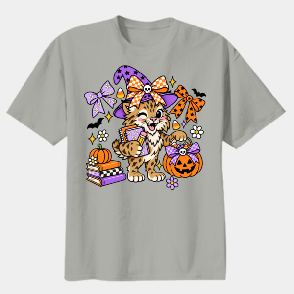 Spooky Wildcat 42-001 - Youth Heavy Cotton 100% Cotton T Shirt Thumbnail